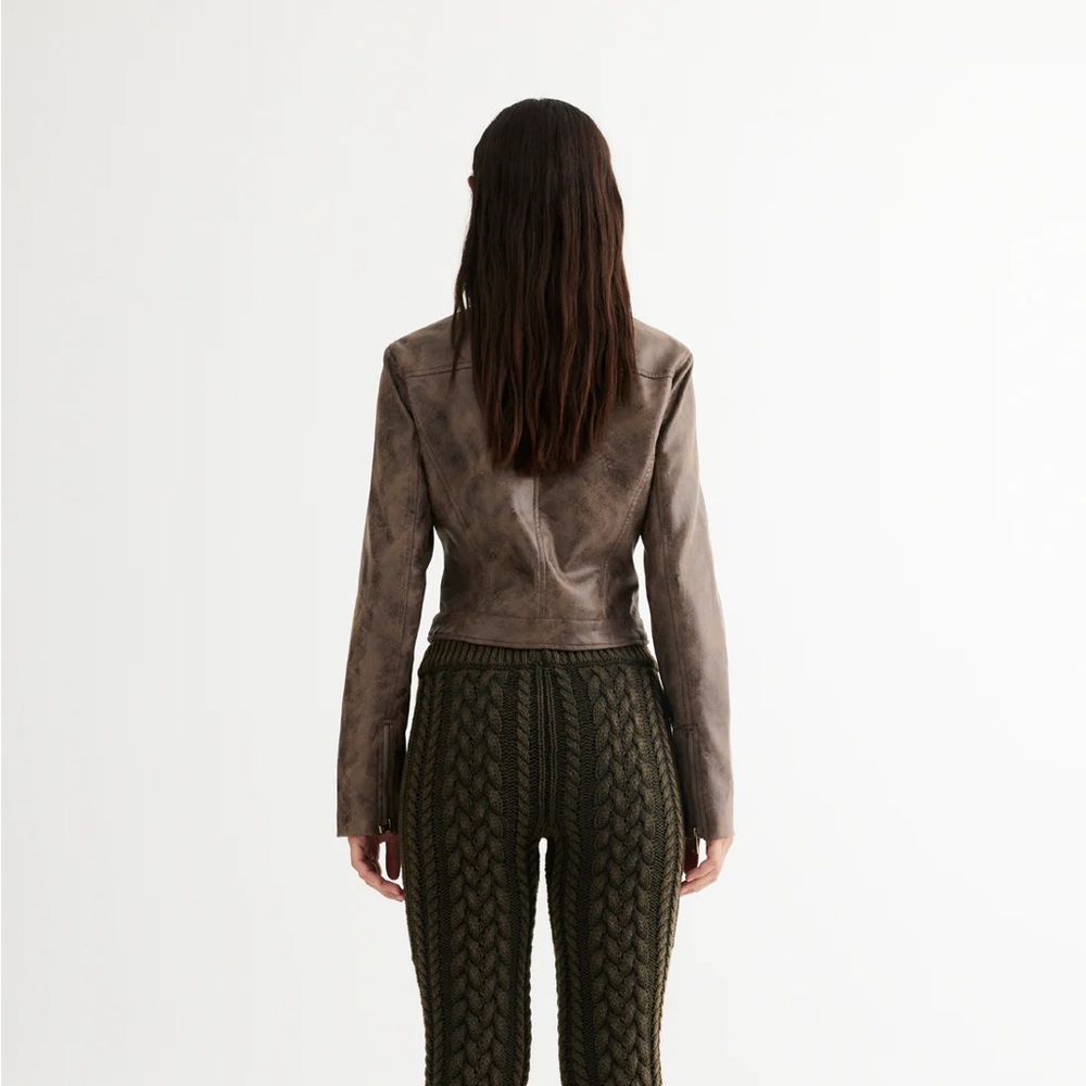 BELLA MOTO JACKET | CHOCOLATE A3 - Picture 8 of 12